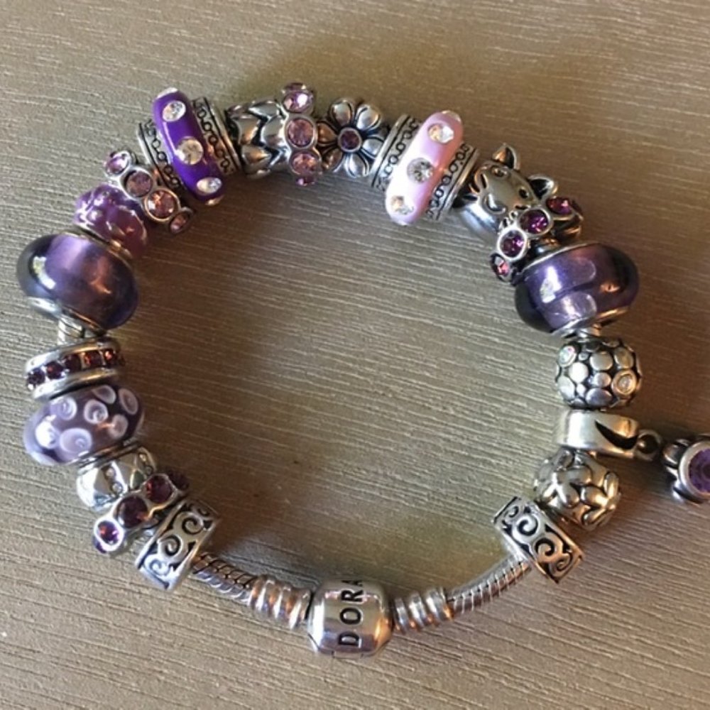 Pandora Bracelet with Pandora, Brighton and Chamil